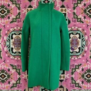 J. CREW Green City Wool Coat